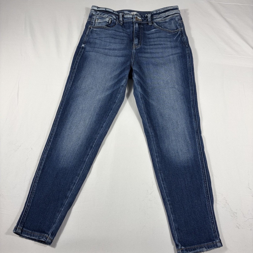 KanCan Kurvy Ankle Skinny Jeans Women's 29 Blue Denim Ultra High Rise Whiskered